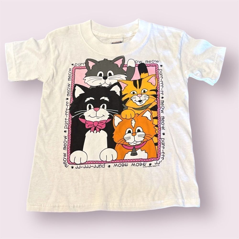 STEPHEN JOSEPH Vintage 1998 Cat Graphic Tee NWOT